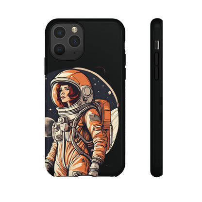 Spacegirl Astronaut Tough iPhone Mobile Cases WeLoveSciFi