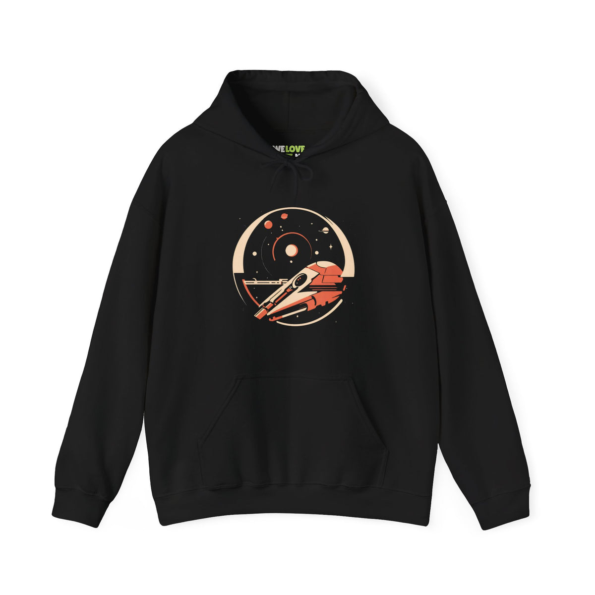 Hoodie - Space Station No.97 Space Art Sci-Fi Hoodie