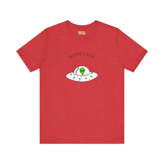 Homesick Funny UFO Sci-Fi T-Shirt | WeLoveSciFi