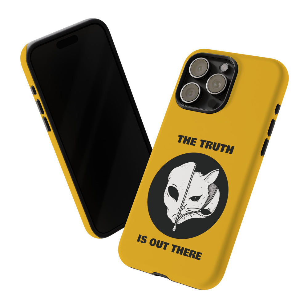 The Truth Is Outthere Funny Cat UFO Tough iPhone Mobile Cases-welovescifi.net