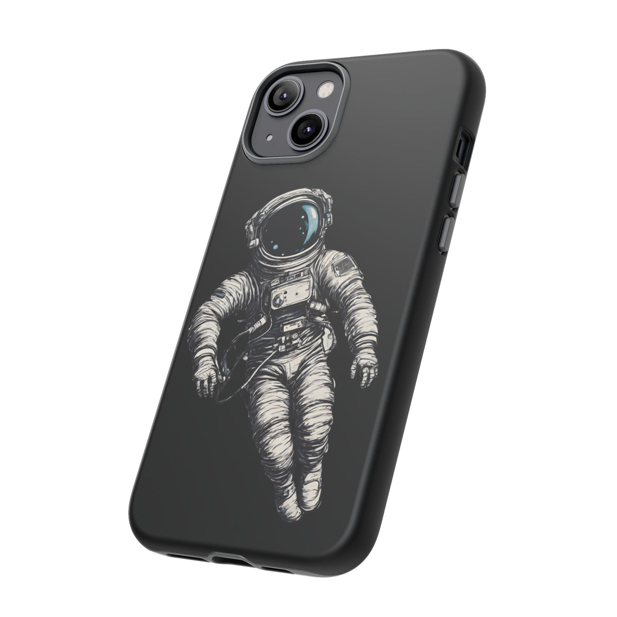 Floating Astronaut SpaceArt Sci-Fi Tough iPhone Mobile Cases