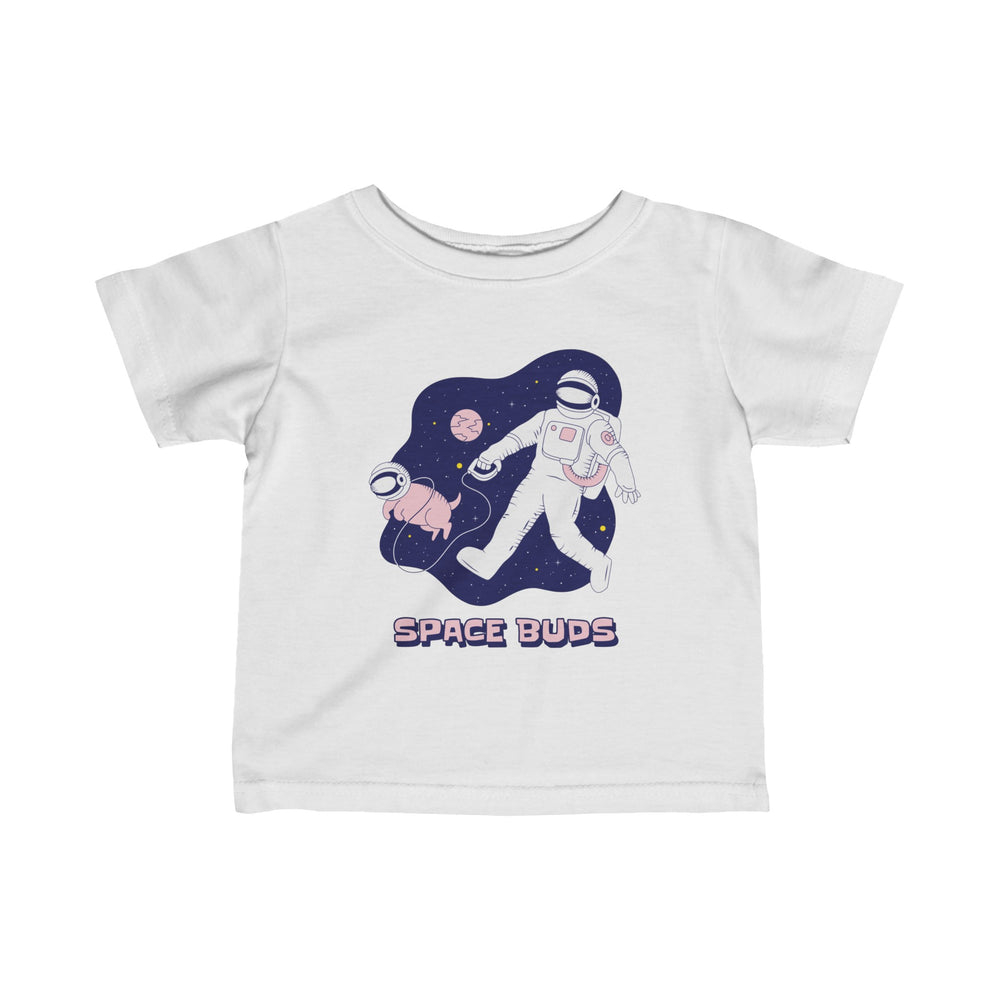 Space Buds Dog Astronaut Tee - Infant Fine Jersey