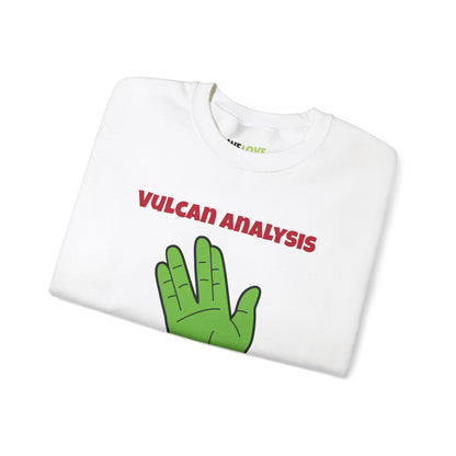 Vulcan Analysis Funny Spock Christmas Crewneck Sweatshirt-welovescifi.net