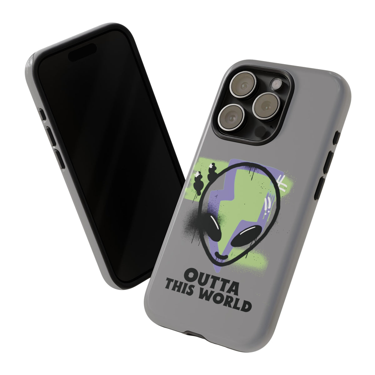 UFO iPhone Case Outta This World Sci-Fi Tough Mobile Cases