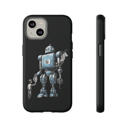 Flowers Robot SpaceArt Sci-Fi Tough iPhone Mobile Cases