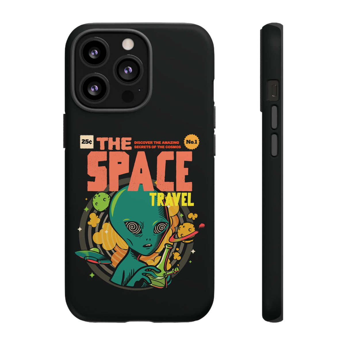 Sci-Fi Phone Case | Space Travel Comic UFO iPhone Cover