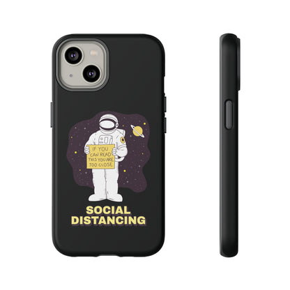 Social Distancing Astronaut iPhone Cases