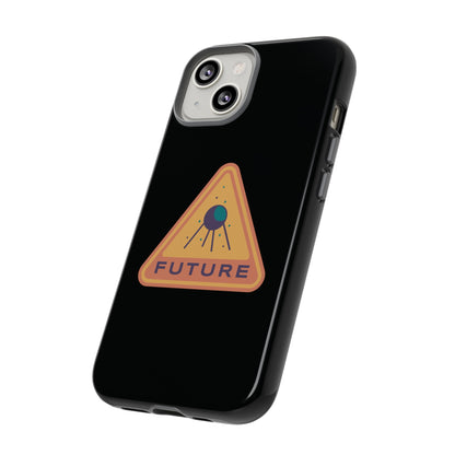 Future Retro Sign SciFi Tough iPhone Mobile Case-welovescifi