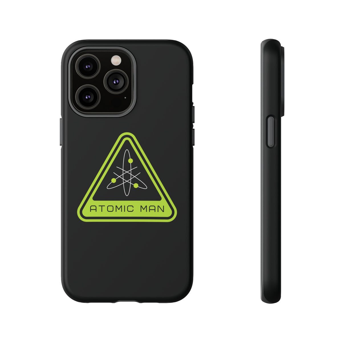 Atomic Man Retro Sign Sci-Fi Tough iPhone Mobile Cases