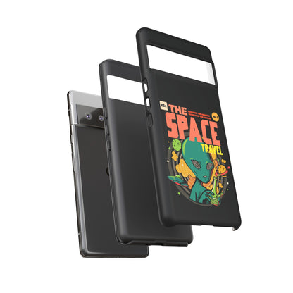 Retro Sci-Fi Mobile Cases Space Travel UFO Comic Pixel Cases