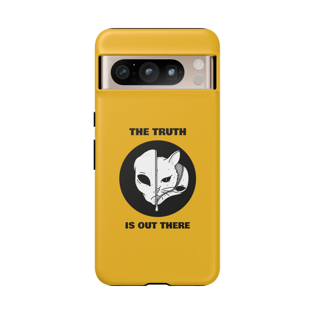 The Truth Is Outthere Funny Cat UFO Tough Google Pixel Mobile Cases-welovescifi.net