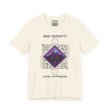 We (Don't) Like Humans UFO Sci-Fi T-Shirt-welovescifi.net