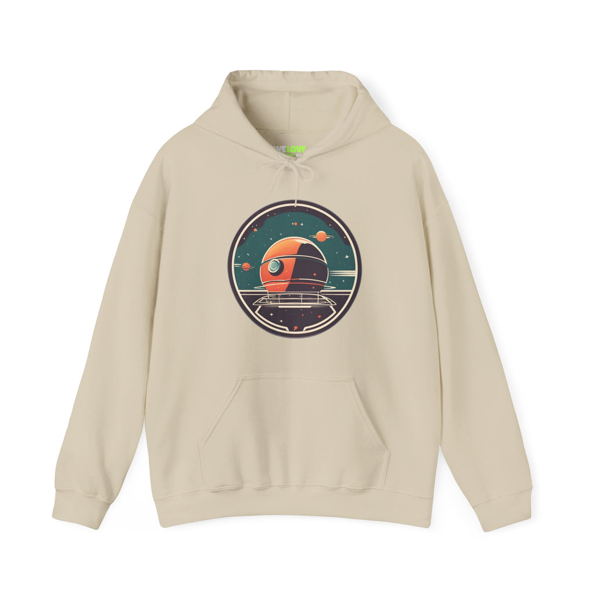 Space Art Hoodie - Station No.101 Sci-Fi Hoodie