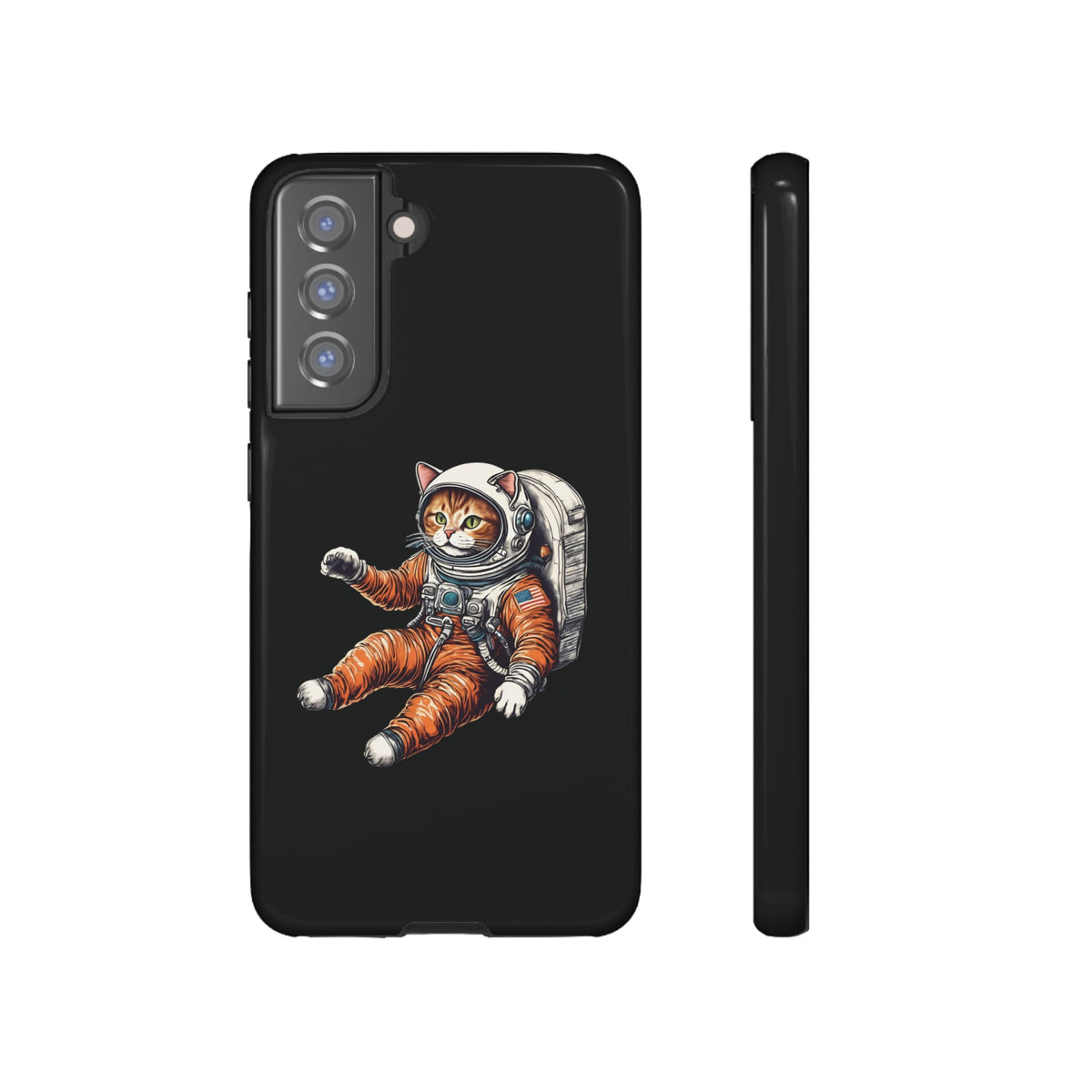 Redhead Spacecat Samsung Galaxy Cases | Mobile Covers