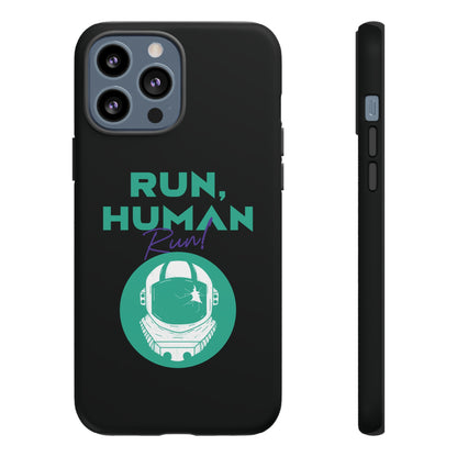 mobile cases-Run Human Run Sci-Fi Tough iPhone Mobile Cases