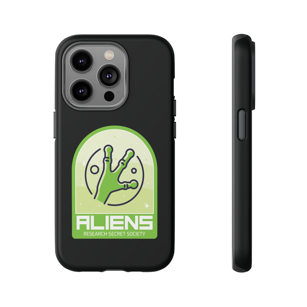 Aliens Research Secret Society UFO Sci-Fi iPhone Mobile Case