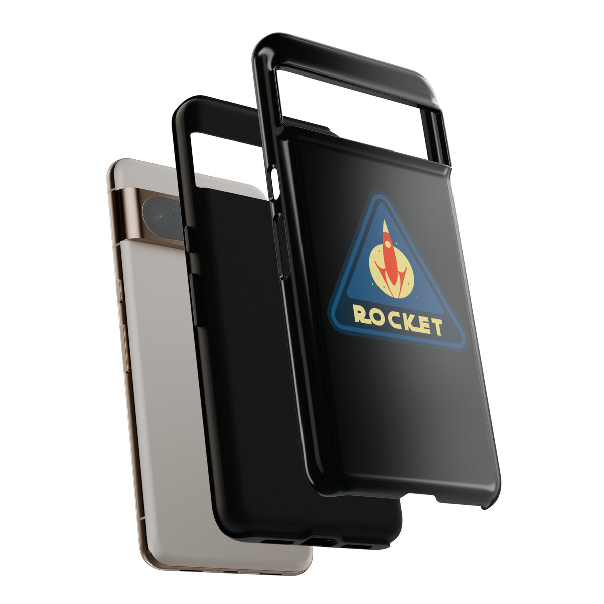 Retro Sci-Fi Mobile Cases Rocket Retro Sign Google Pixel