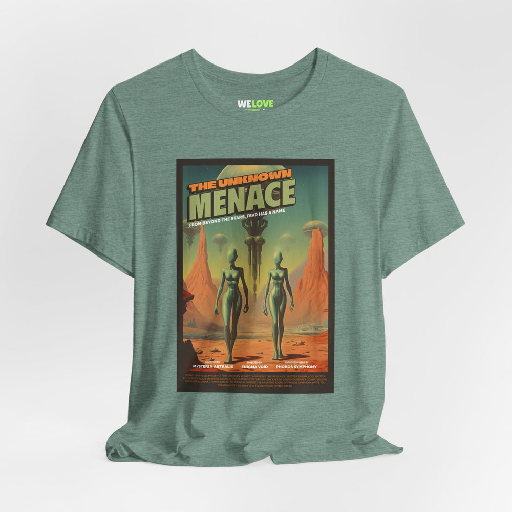 The Unknown Menace Retro Sci-Fi T-Shirt-welovescifi.net