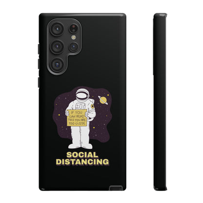 Social Distancing Astronaut Mobile Case