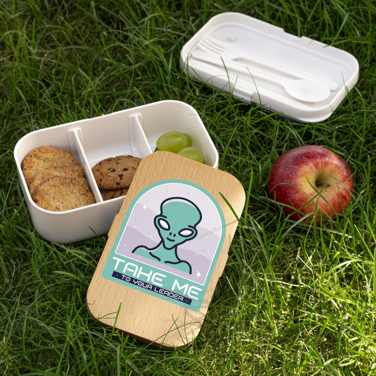 Take Me to Your Leader Alien Bento Lunch Box