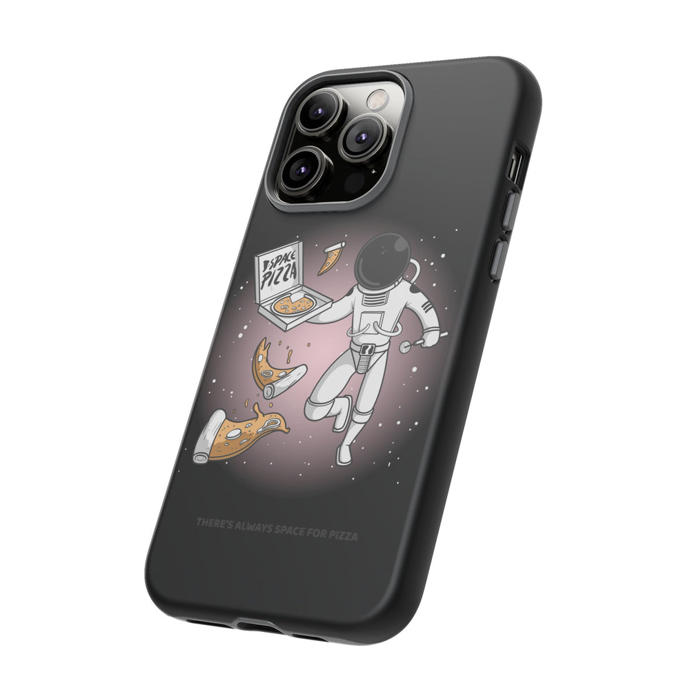 Space Pizza Case | Funny Astronaut Sci-Fi iPhone Cover