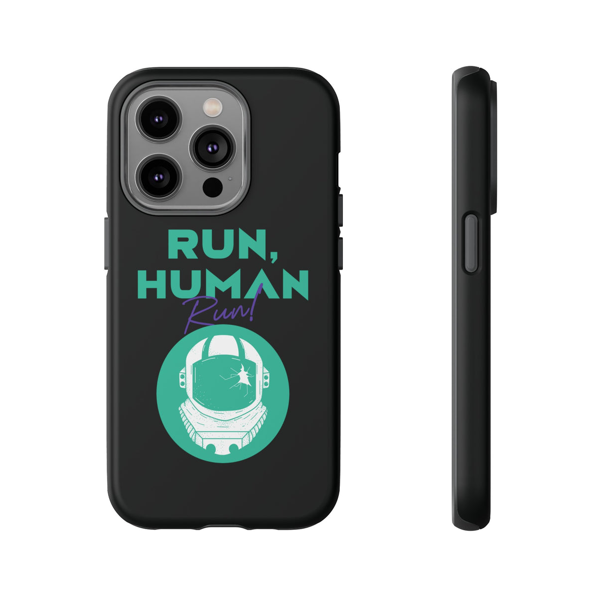 mobile cases-Run Human Run Sci-Fi Tough iPhone Mobile Cases