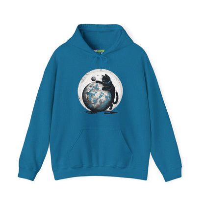 Space Player Cat Sci-Fi Hoodie - We Love Sci-Fi