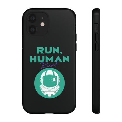 mobile cases-Run Human Run Sci-Fi Tough iPhone Mobile Cases