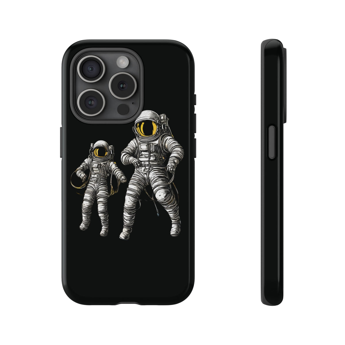 Astronauts Floating Tough iPhone Mobile Cases-welovescifi