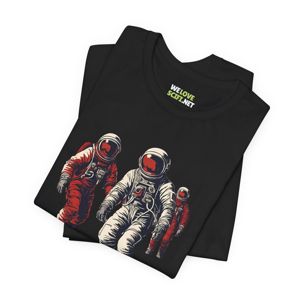 Astronauts In Red Sci-Fi T-Shirt-welovescifi.net