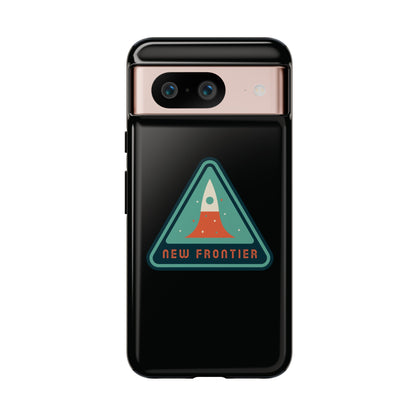 Retro Sci-Fi Google Pixel Cases | New Frontier Retro Sign