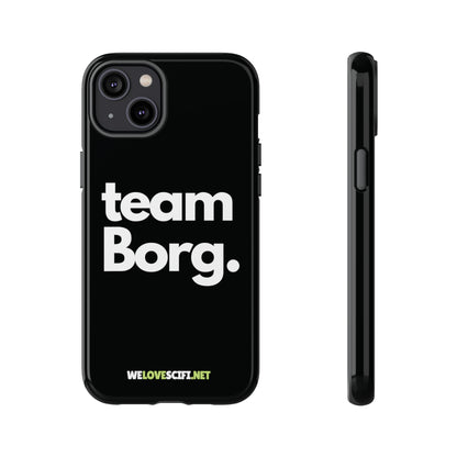 Team Borg iPhone Cases - Supervillain Tough Mobile Covers