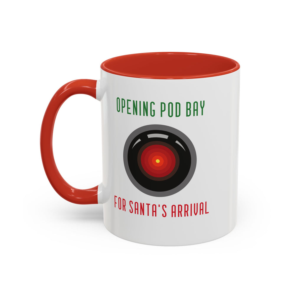 Opening Pod Bay Funny HAL9000 Christmas Accent Mug-welovescifi.net