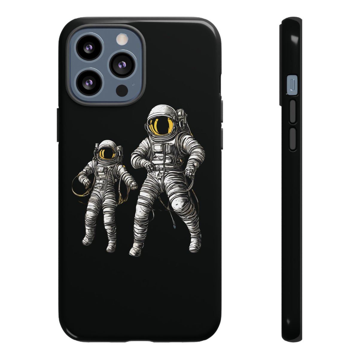 Astronauts Floating Tough iPhone Mobile Cases-welovescifi