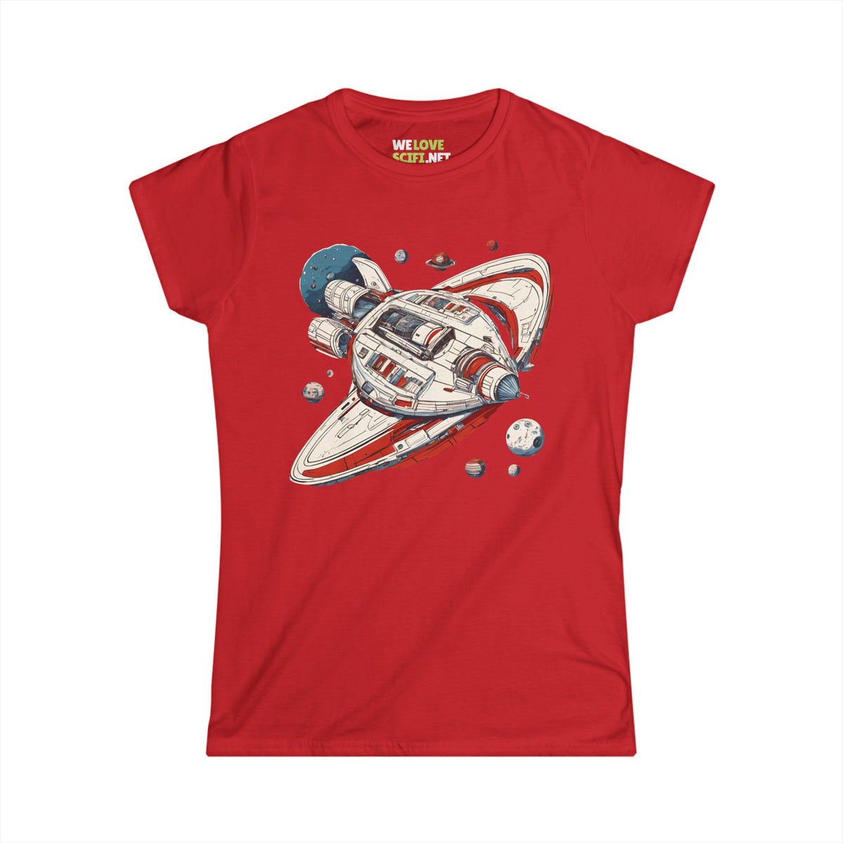 spaceship tee-Spaceship 19 Woman's Tee