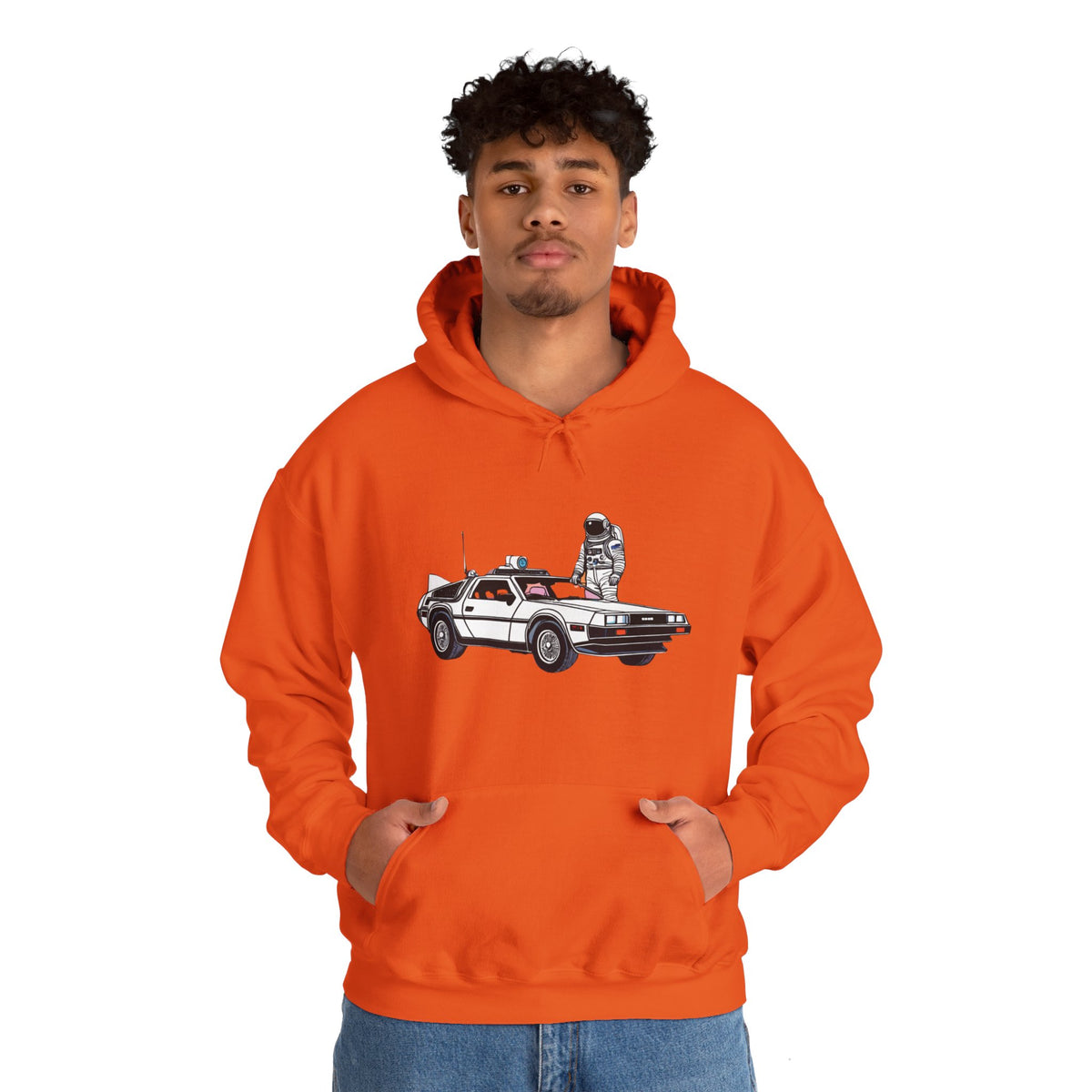 Take a Ride Delorean Astronaut Sci-Fi Hoodie We Love Sci-Fi