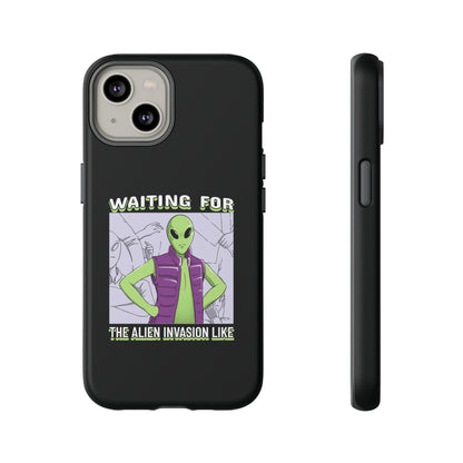 Waiting For The Alien Invasion Like Sci-Fi Tough iPhone Mobile Cases-welovescifi.net