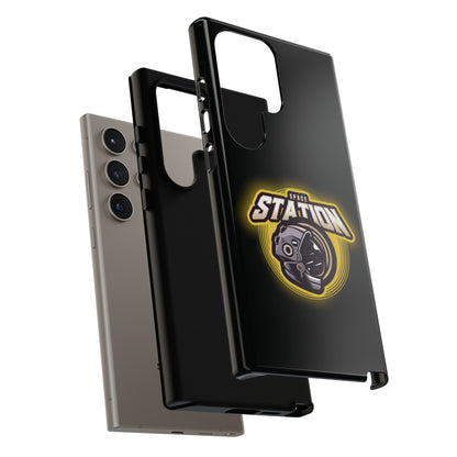 Space Station Astronaut Galaxy Cases