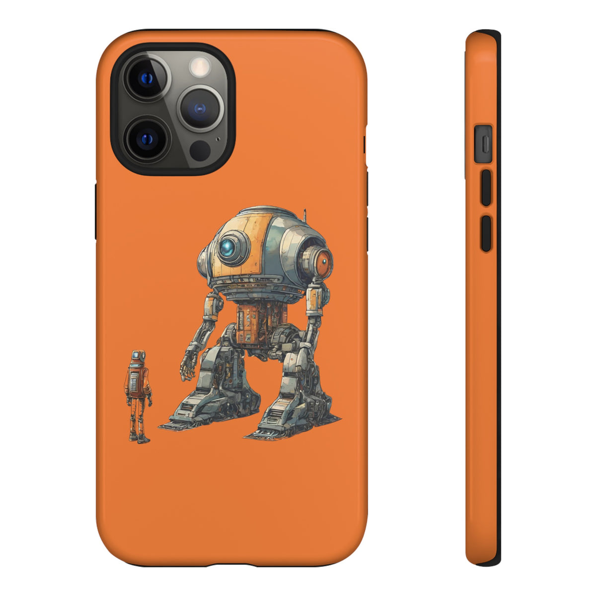 Robot Space Art iPhone Cases | Sci-Fi Tough Mobile Covers