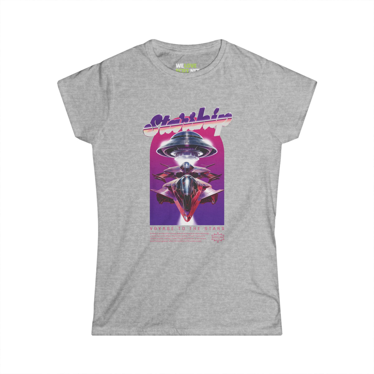 Starship Sci-Fi Woman's Tee Sci-Fi Clothing We Love Sci-Fi