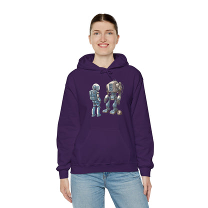 party robot hoodie-Party Robot Sci-Fi Hoodie-welovescifi.net