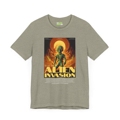 Alien Invasion Retro Sci-Fi T-Shirt-welovescifi.net