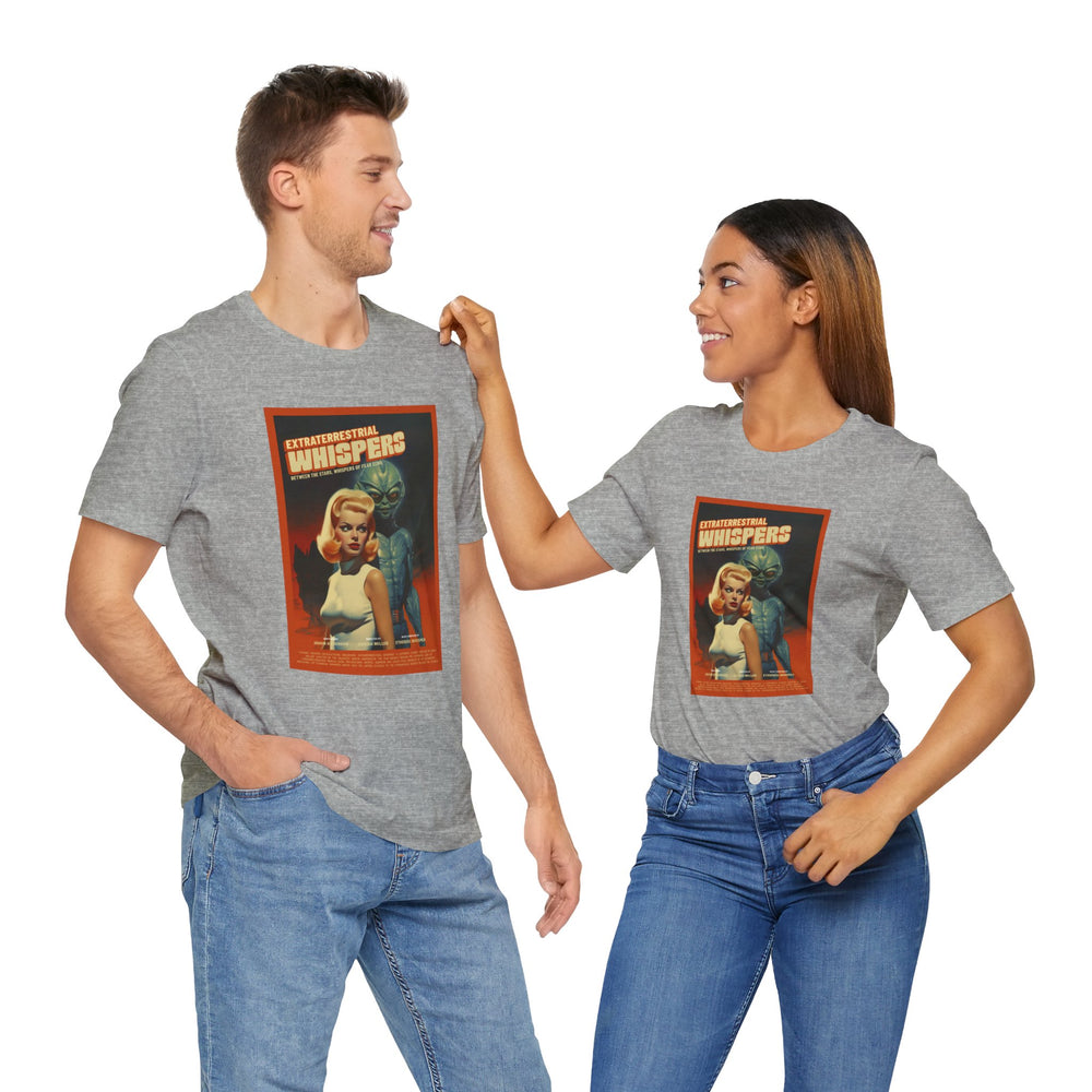 Extraterrestrial Whispers Retro Sci-Fi T-Shirt-welovescifi