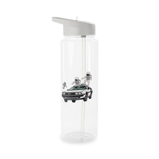 Water Bottle - Party in a Delorean Astronaut Tritan Bottle