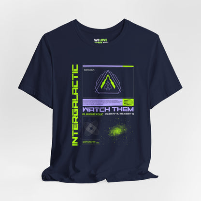 Intergalactic UFOs Sci-Fi T-Shirt | Unique Sci-Fi Apparel