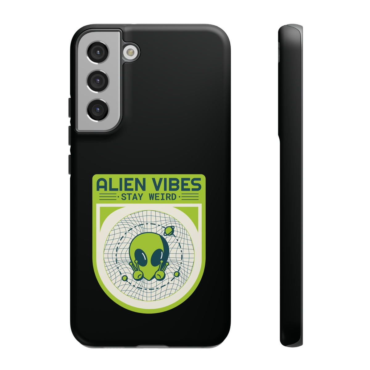 Stay Weird UFO Samsung Galaxy Mobile Cases - We Love Sci-Fi