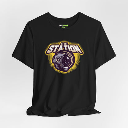 Space Station Astronaut T-Shirt Sci-Fi Shirt for Space Fans