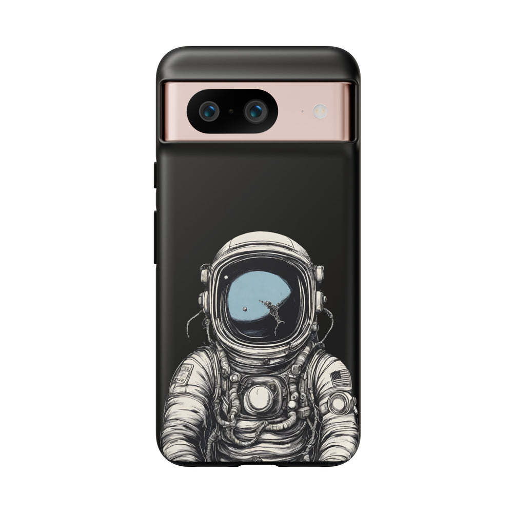 Hello Human Space Art Phone Case Tough Google Pixel Cover