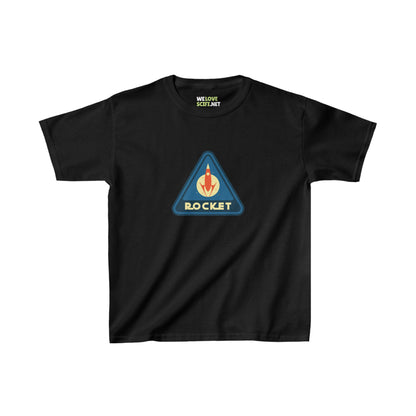 sign tee-Rocket Sign Kids Heavy Cotton Tee-welovescifi.net