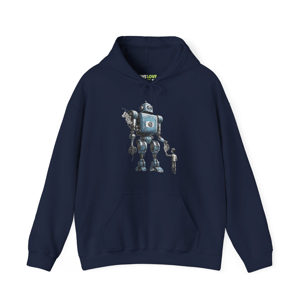 Bringing You Flower Robot Spaceart Sci-Fi Hoodie-welovescifi